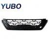 Adecuado para Volkswagen Tharu 2025-2026, parrilla central inferior con textura de cuero y 2 orificios para radar, 2GJ853677B9B9