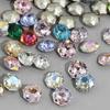 Alternativa aos Strass de Vidro K9 Octogonal Rosa Multifacetado 8mm Brilhantes Grandes Fundo Pontiagudo Strass para Arte de Unhas DIY