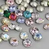 Octágono Mixto de Alta Calidad Rosa Plano para Uñas K9 Taladro de Punta Inferior Afilada Punto de Destello Taladro de Cristal para Uñas Taladro de Uñas DIY Adornos