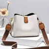Bolsa Saco Texturizada Mini Feminina Padrão Granulado 2025 Nova Cor Tendência Color-Blocking Ombro Único Transversal Bolsas Tendência