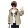 Gabardina de Invierno de Color Sólido para Niños Chaqueta Engrosada Gabardina Acolchada de Otoño Tardío de Moda para Niños Pequeños