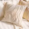 Funda de Almohada de Lujo Ligero Estilo Francés, Almohada Decorativa Simple Vintage para el Hogar, Almohada Decorativa para Sofá y Dormitorio, Funda de Cojín
