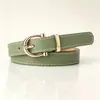 Cinturón de moda transfronterizo para mujer estilo coreano, cinturón fino decorativo para estudiantes, accesorio de ropa para trajes y jeans, personalizable