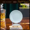 Juego de Vajilla de Cerámica Jingdezhen de Gama Alta con Color Bajo Esmalte Celadón: Set de Cuencos para Arroz, Platos, Cuencos para Sopa, Cucharas Pequeñas, Cuencos, Platos y Palillos