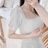 Elegante Vestido Blanco de Noche Estilo Francés 2026 Modelo Nuevo, Elegante Vestido de Compromiso y Graduación, Adecuado para Uso Diario, Corte Ajustado