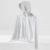 26 Roupas de Proteção Solar para Uso Externo no Verão para Mulheres, Proteção UV de Seda Gelada, Jaqueta Leve e Respirável com Proteção Solar para Ciclismo para Homens, Item Quente Transfronteiriço