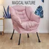 Sillón individual perezoso, silla de computadora para dormitorio universitario, sofá pequeño cómodo para balcón, reclinable suave para dormitorio con respaldo