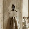 Estilo Campestre Americano Hierro Fundido Vintage Bronce Antiguo Dorado Toallero Decoración de Pared para Hogar, Casa de Huéspedes, Hotel, Habitación Modelo Baño Toallero