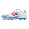 F50 Nuevos Zapatos de Fútbol de Caña Baja para Estudiantes Transfronterizos Clavos Largos Juego Entrenamiento Juvenil Comercio Exterior Deportivos Zapatos de Fútbol