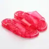 Novas Chinelos de Massagem de Verão para Casa Interior Antiderrapantes com Parte Superior Transparente de PVC YM-9333