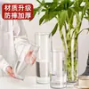 Florero de Plástico Transparente Transfronterizo de Alta Transparencia Imitación Vidrio Cubo para Flores Frescas Florería Cubeta de Hidratación Florero Grande Hidropónico Plantas Cultivadas en Agua