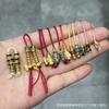 Accesorios de Joyería de Cuentas Budistas DIY Cadena para Teléfono Móvil Pulsera Colgante Collar para Colgar en Bolso Original