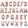 Globos de Letras de 32 pulgadas en Dorado, Plateado, Oro Rosa, Alfabeto Inglés A-Z Globo de Papel de Aluminio Decoración, Venta al por Mayor de Globos Transfronteriza