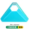 Disco Marcador Triangular Equipamento Auxiliar de Treinamento Cone Marcador Objeto de Obstáculo para Treinamento Marcador de Treinamento de Futebol