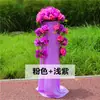 Guía de camino de flores de seda guía de camino de boda boda china celebración de apertura de tienda guía de camino columna de flores de bienvenida cesta de flores columna romana