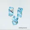 Cubo de Cristal Dongzhou Fundo Pontiagudo Diamante Quadrado Chanfrado Colorido Pedra Solta Acessórios para Joias DIY Diamante Super Brilhante para Unhas Joias de Diamante