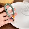 Nueva Pulsera de Jade con Hebilla Segura de Estilo Chino para Mujer Verano ins Diseño de Nicho Sentido Pulsera de Jade Birmano de Alta Gama Pulsera Recién Llegada