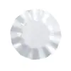 Plato blanco de melamina para saltear verduras, arroz frito, fideos, platos fríos, plato comercial, plato redondo para catering