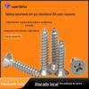 Parafuso autoatarraxante 304 aço inoxidável cabeça escareada cruzada autoatarraxante alongado M2.9-M6.3 autoatarraxante para madeira
