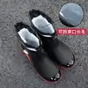 Botas de lluvia para hombre de media pantorrilla antideslizantes impermeables zapatos nueva moda exterior cerradas botas de agua cálidas zapatos cortos de goma hombre venta al por mayor