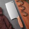 La fábrica de Yangjiang se especializa en cuchillo para rebanar carne de acero inoxidable para cocina doméstica, forjado multifuncional, fácil de limpiar, cuchillo de cocina espejo