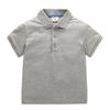 2026 Nueva Camisa Polo de Manga Corta para Niños, Camiseta de Nuevo Estilo para Verano, Camisa Polo de Algodón de Color Sólido Unisex para Niños