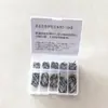 Caja de 500 Anzuelos de Pesca Ishini Tenge, Empaquetados en Tubo Ishini 3-12 # 100 Cada Uno con Púas, 100 Cada Uno con Agujeros, Negro