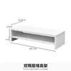 Soporte de Escritorio Mesa de Dormitorio Estante de Almacenamiento con Cajones Caja de Almacenamiento de Escritorio Soporte para Laptop y Monitor