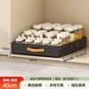 Caja de almacenamiento extraíble para gabinete retráctil, cesta extraíble para cajón de cocina, estante de almacenamiento, estante para botes de condimentos bajo el fregadero
