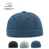 Boné Estilo Melão Street Style Americano, Chapéu Jeans Lavado Vintage para Homens, Chapéu Hipster Street Style, Chapéu de Proprietário Personalizado para Mulheres