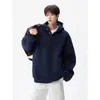 Sudadera con capucha de alta gama de moda para hombre, Chaqueta con nuevo diseño de botones estilo americano, Sudadera informal para primavera y otoño