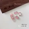 Decoraciones para arte de uñas de cristal K9 rosa brillante, con base sin fondo, polvo de cristal, azúcar de hielo, cristales en forma de huevo de paloma y bolas de cristal ligeras de lujo para arte de uñas