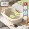 Bacia de Shampoo de Deitar para Lavar o Cabelo Deitado durante a Gravidez, Tratamento Capilar Caseiro para Idosos, Tratamento Capilar Caseiro para Acamados, Artefato de Lavagem de Cabelo Pós-Parto para Mulheres Pós-Parto