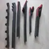 Falda de poliuretano anti-desbordamiento goma doble sello protector de carbón transportador guía en Y resistente al desgaste canaleta falda anti-desbordamiento