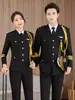 Etiqueta de Uniforme de Azafata de Vuelo de Southern Airlines de Alta Gama para Hombres y Mujeres, Uniforme de Trabajo para Personal de Seguridad de Propiedad Hotelera y Azafatas de Tren de Alta Velocidad