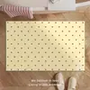 Tapete de Banheiro Cremoso Estrela Estilo Coreano Absorção de Água Secagem Rápida Tapete de Terra de Diatomáceas Banheiro Vaso Sanitário Tapete Antiderrapante para Pés