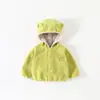 Cárdigan Grueso con Forro de Felpa para Niños Cálido Otoño/Invierno Elegante con Capucha de Dibujos Animados Chaqueta Cálida para Bebé y Niño Pequeño Venta al por Mayor