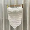 Chaleco Irregular con Cordones al Cuello Estilo Coreano para Mujer Verano Chica Caliente con Almohadilla en el Pecho Tirantes Estilo Vacaciones Top sin Espalda sin Mangas