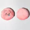 Esponja de Polvo Ultra Suave con Terciopelo de Visón, Esponja de Polvo Grande de Doble Cara para Polvo Compacto y Polvo Suelto, Esponja Redonda Gruesa de Terciopelo Cosida para Fijar el Maquillaje