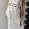 Cadena de Cintura con Borla de Cuerda de Cuero Bohemio, Cadena para Pantalones de Vestir, Accesorio para Mujer, Único y Sofisticado