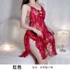 Pijama Sexy Interessante, Push-Up para Seios Pequenos, Vestido Sexy Transparente, Lingerie Sexy com Renda nas Costas, Camisola 6072