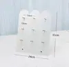 Expositor de postres con ondas de agua negra, acrílico, de vidrio, para tartas