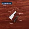 Parafuso de expansão para gabinete de aço inoxidável plugue de expansão plástico branco tubo de expansão prego de expansão para uso em parede gabinete Rosa