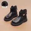 Botas para Niña Botas tipo Martin para Niño Suela Suave Botas Cortas de Princesa a la Moda Otoño/Invierno 2026 Botas de Piel para Bebé Botas Cortas de Caña Baja