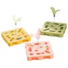 Caja de Juguete con Pista de Rompecabezas para Gatos con Palo de Plumas 2 en 1 Autoentretenimiento Plato Giratorio para Gatos Juguete para Mascotas Venta al por Mayor
