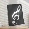 Carpeta de partituras A4 para estudiantes, libro de partituras de piano impermeable y plegable, carpeta de partituras A4 al por mayor