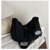 Bolsa de Tote Bordada Personalizada Más Vendida Estilo Coreano Bolso de Hombro Simple Bolso Cruzado Set de Dos Piezas Color Sólido Simple Suegra