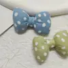 Ins Tecido Popular Enchimento de Algodão Acessórios de Laço Pontilhado Acessórios de Cabelo Acessórios de Piranha Roupas Infantis Sapatos e Meias Acessórios diy