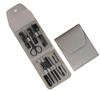 Conjunto de Manicure 12 Peças Aço Inoxidável Conjunto de Ferramentas Dobráveis Completo Cortadores de Unha 16 Tesouras de Unha em Estoque Manicure