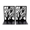 Soporte de libros de corte de metal con forma de árbol de la vida, venta al por mayor, soporte para libros de escritorio con forma de árbol, soporte para libros personalizado